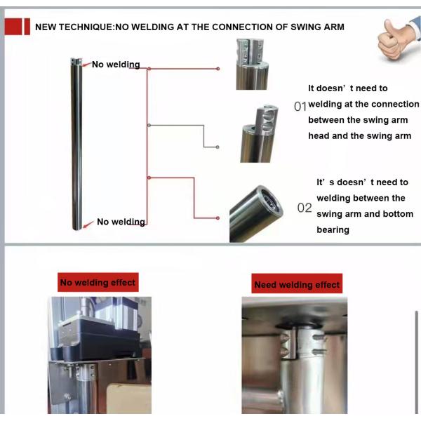 Shopping And Mall Centers Turnstile System Swing Barrier Gate Waterproof