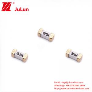Buy cheap SMD UL VDE PSE KC CCC Approved PCB Surface Mount Fuses 160mA~15A Current Rating 15A 250V product