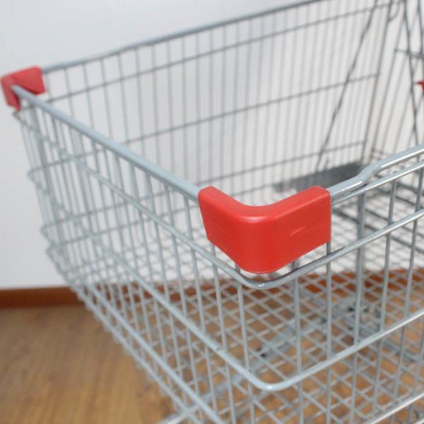 American Style Shopping Trolley 175L Customizable Large Supermarket Grocery Store Foldable Child Seat