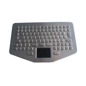 Buy cheap IP65 Static Vehicle Metal Ruggedized Keyboard Waterproof Touchpad 94 keys product