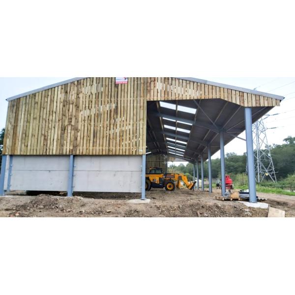 Insulation Sandwich Panel Steel Structure Prefabricated Agriculture Warehouse