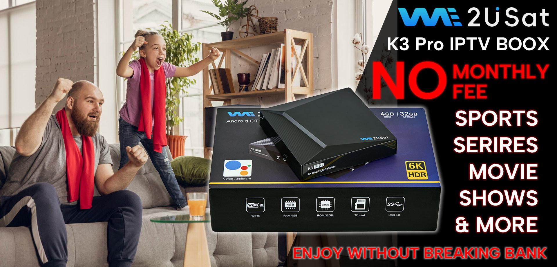 K3 Pro IPTV International Box