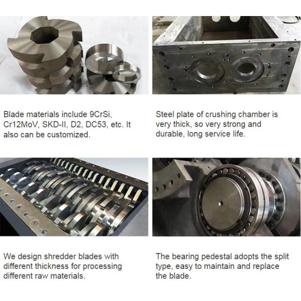 High Torque Metal Shredder Machine Double Shaft Aluminum Shredder Equipment