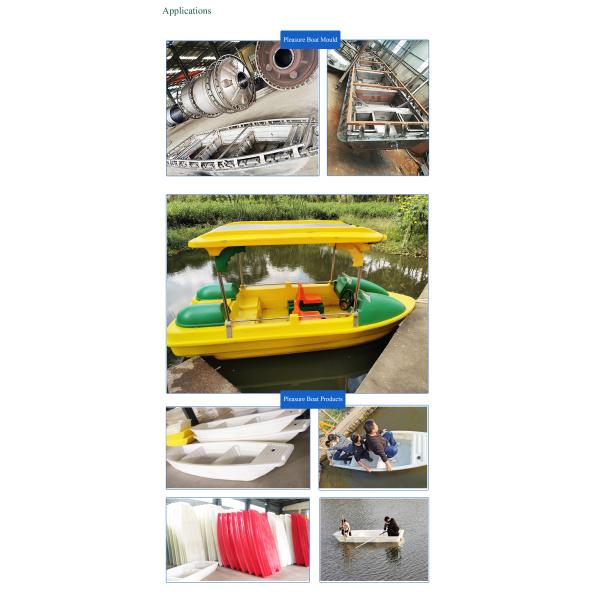 Plastic One Person Roto Molded Plastic Boats Multi Dimension Available
