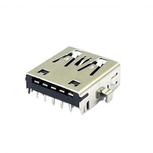 Buy cheap PA9T Black Female STD 9 Pins USB Socket Connector USB3.1 A 1.8 AMP product