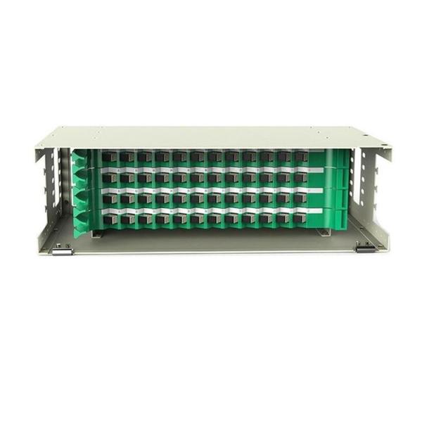 ODF 48 Port SC Fiber Patch Panel Rack Mount Multimode 48 Core