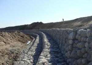 Buy cheap Water Bank Zinc Coated Galvanized Gabion Mesh product
