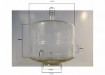 50L Glass Milk Jar For Recording Milk , High Borosilicate Glass Milk Meter
