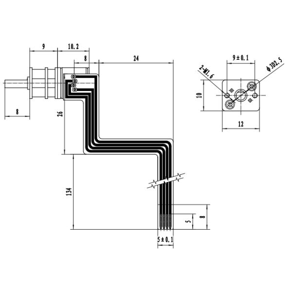 Lightweight 10mm Micro Metal Gearmotor Long Lifespan Easy To Control SM10157