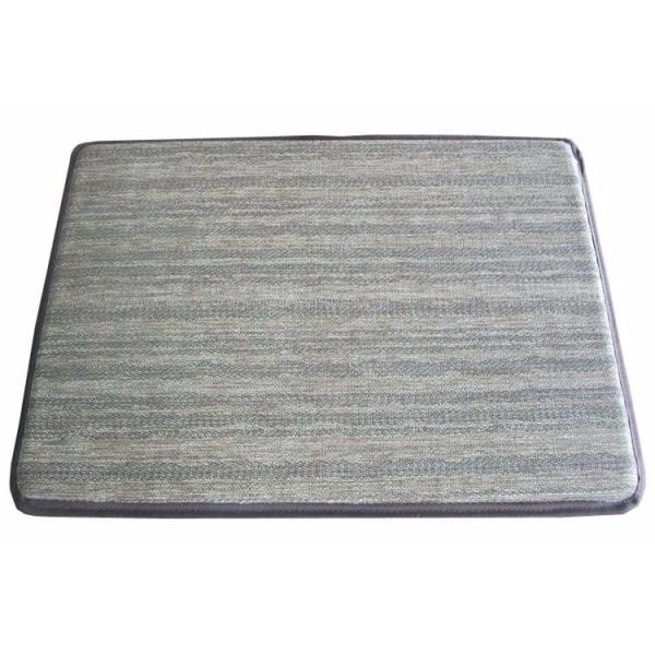 Plain gray pvc top with NBR foam kitchen stand mat