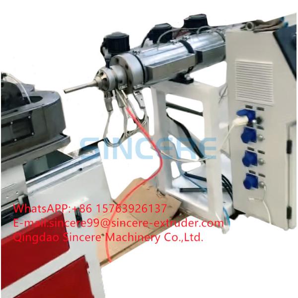 Plastic PP PE PVC PA EVA FEP Corrugated Pipe Extrusion Machine Single Wall Corrugated Tube Production Line