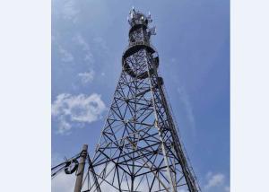 Buy cheap Three Legged Microwave Communication Tower Cellular Network Tower product