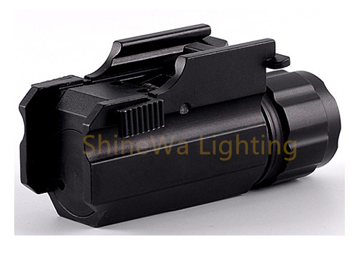 Slide Switch Tactical Rail Mount Flashlight Adjustable Tactical Flashlight With