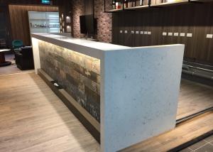 Buy cheap Scratch Resist Honed Finish Quartz Kitchen Countertops 3000mm X 1400mm product