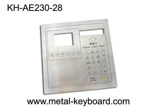 Buy cheap Vandal proof Metal panel mount keypad ,  customizable industrial keypad product