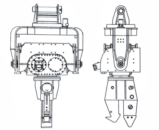 Best Quality Excavator Mounted Vibratory Hammers Construction Works High Efficiency Vibro Hammer