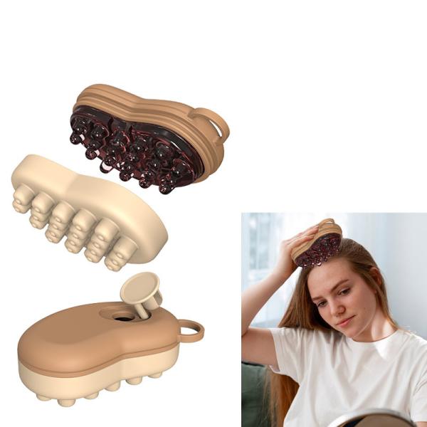 Ice Therapy Scalp Massage Comb – Cold Scalp Massager For Hair Growth, Stress Relief, Dandruff Control & Headache Relief | FDA Silicone | Reusable