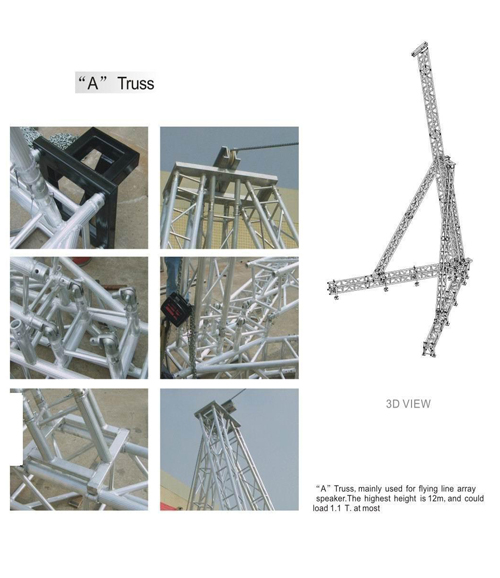 Line Array Single Dj Aluminum Speaker Truss 12 M Height Bolt
