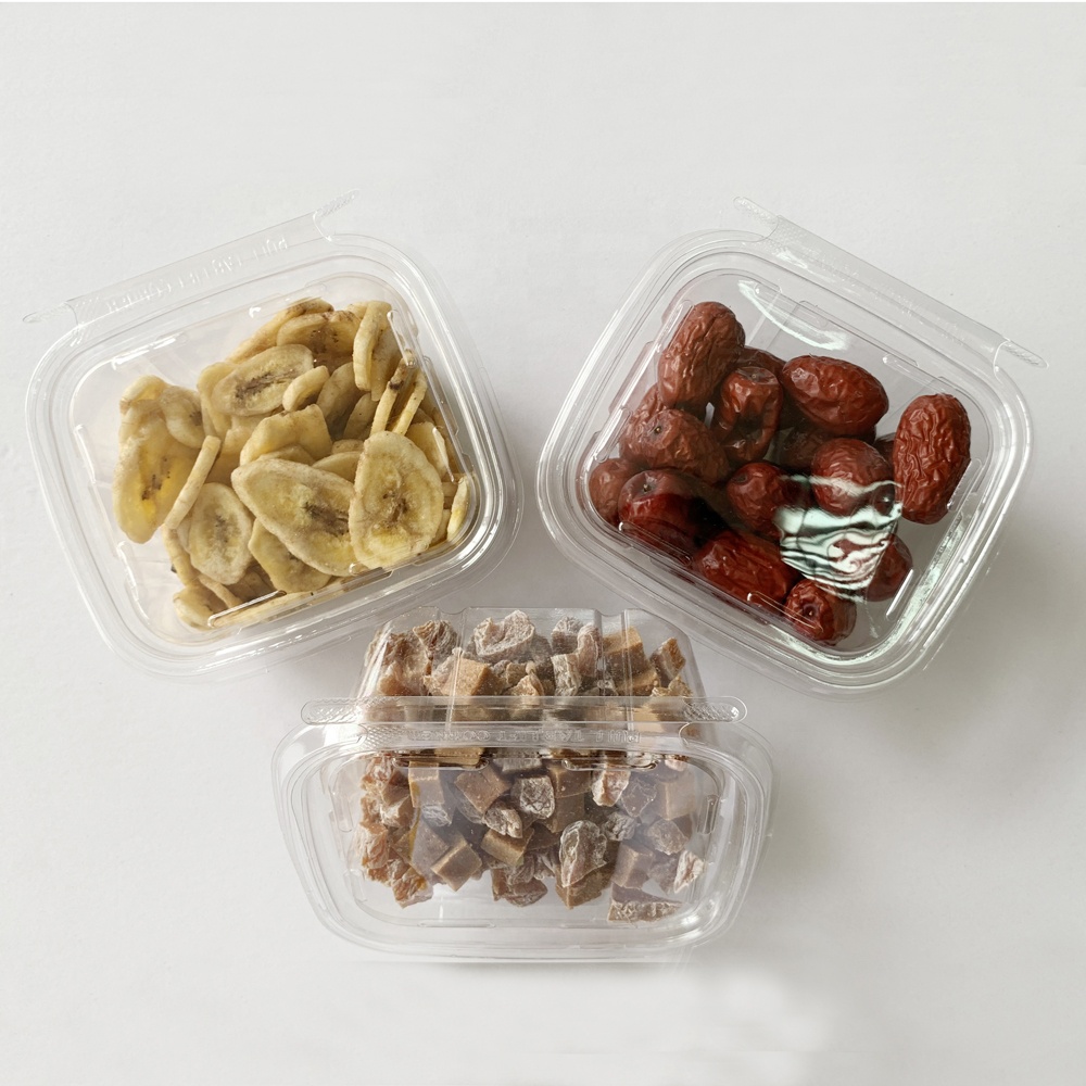 Custom PET Disposable Yogurt Salad Snack Dessert Clear Containers
