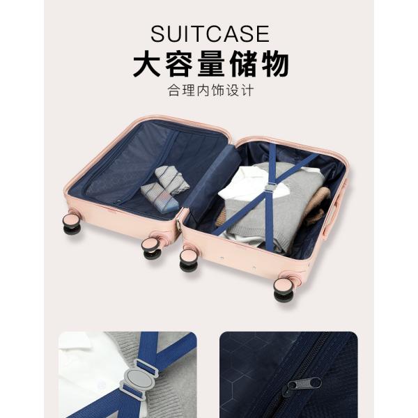777 Pastel-Colored Suitcase with Multi-Directional Wheels Lightweight Pink Carry-On with Retractable Handle Combination Lock Travel Suitcase Trending