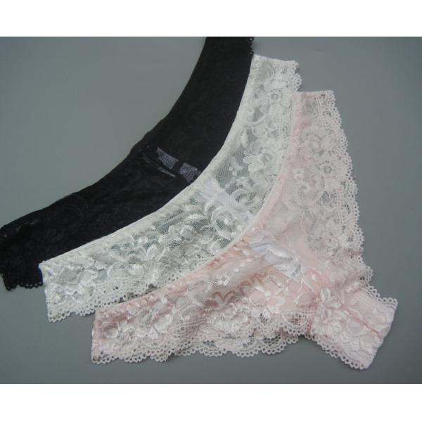 Bowknot Lace Thong