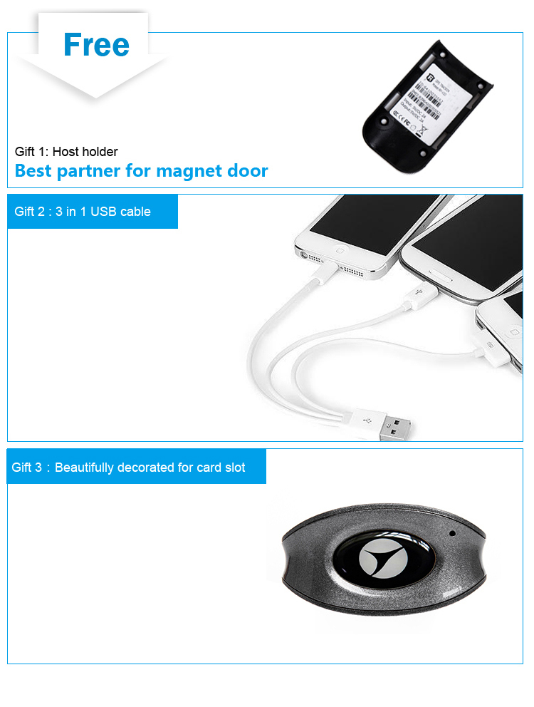 Super longtime standby anti-lost gps tracker device power bank with magic tape