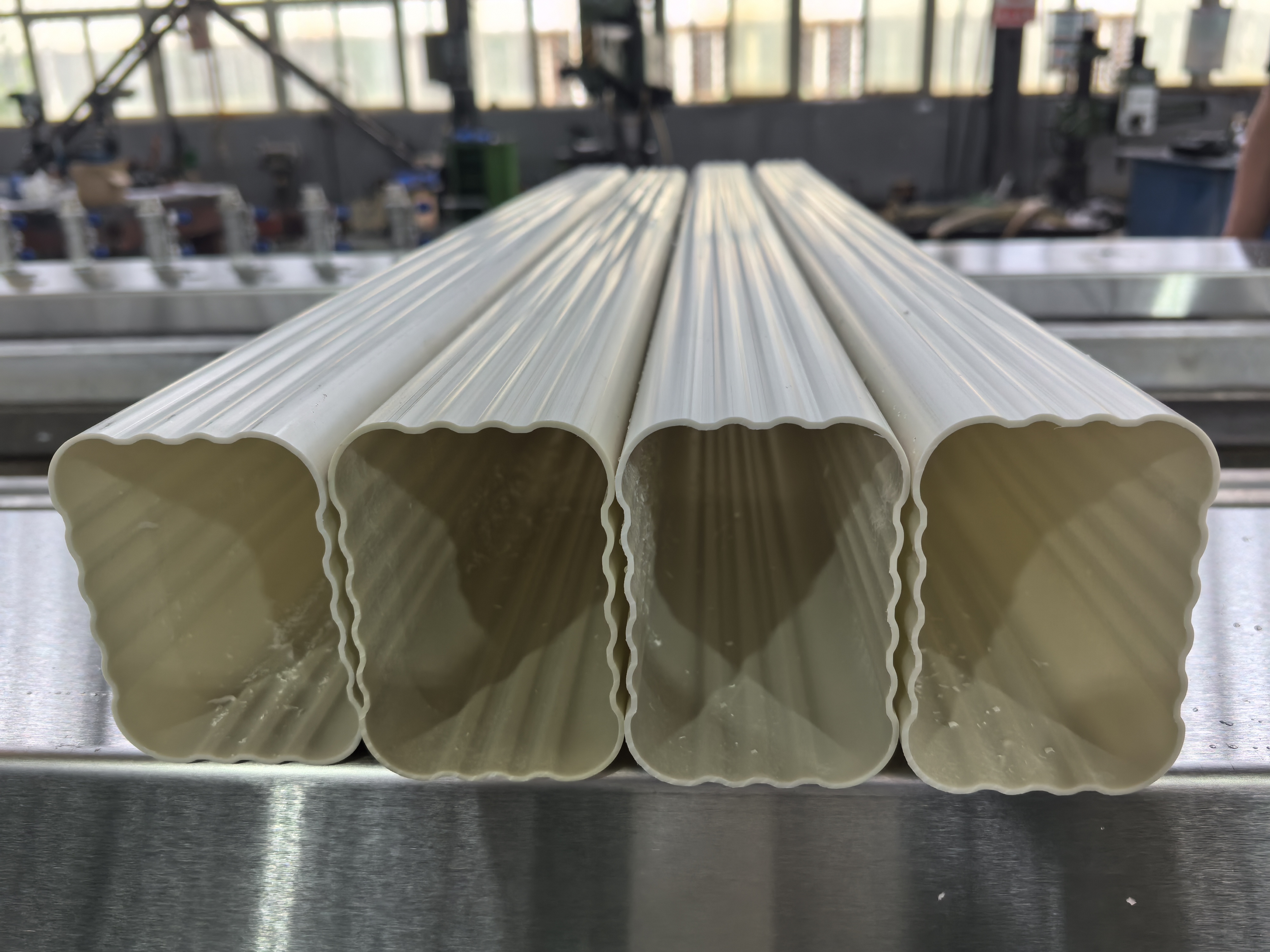 Shenzhen HYPET PVC/Plastic Square/Half Round Rain Gutter Production Line Half Round Rain Water Gutter Machine Manufacturer