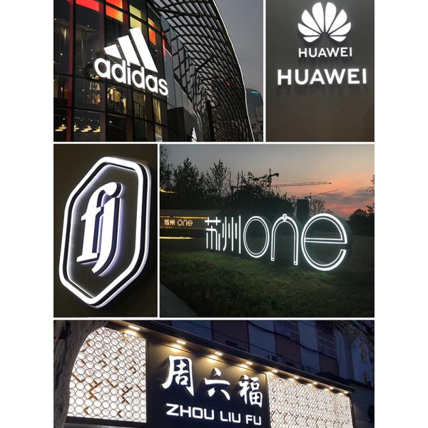 Corrosion Resistance 3D Lettering Signage Laser Cut 316 Stainless Steel Letters
