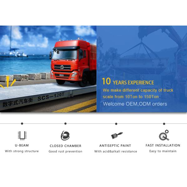 Heavy duty 100 ton electronic digital truck weight bridge for lorry