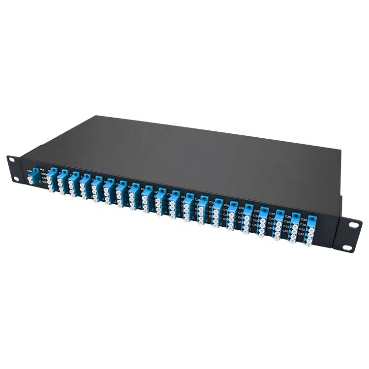 Rack Mount Passive CWDM Mux Demux Module AAWG Athermal 40CH 48CH 100GHz 200GHz LC UPC