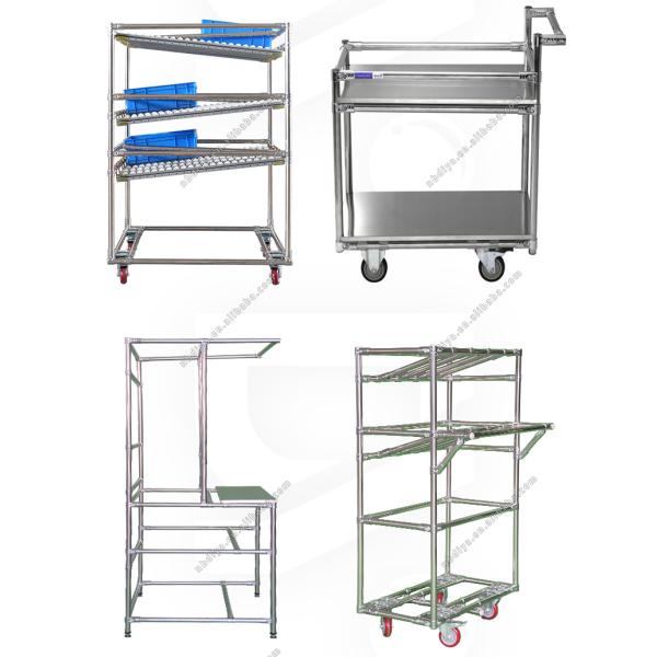 Strong Lean Pipe Stainless Steel Pipe SUS201/ SUS304 Lean Tube For Workbench Factory Table Trolley Cart