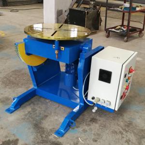 Manual Tilt Adjustable Speed 300kg Rotating Welding Positioner Foot Pedal