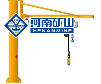 Swing Arm Boom Jib Crane For Warehouse , High Performance Cantilever Jib Crane