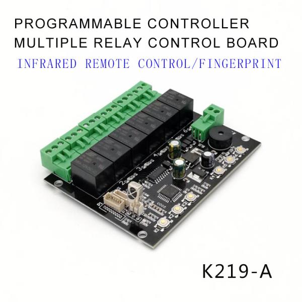 GROW K219-A+R503 Programmable Fingerprint Infrared Control Board Control Relay Time Control Switch