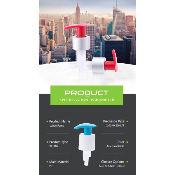 ISO9001 Liquid Soap 28/415 PP Lotion Pump For Washing