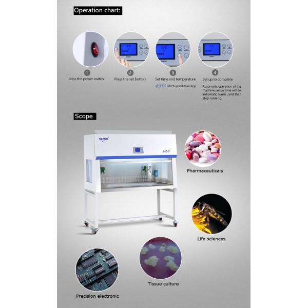 62dB Vertical Laminar Airflow Cabinet Horizontal Class 5 Filter For Laminar Air Flow Hood Clean Bench