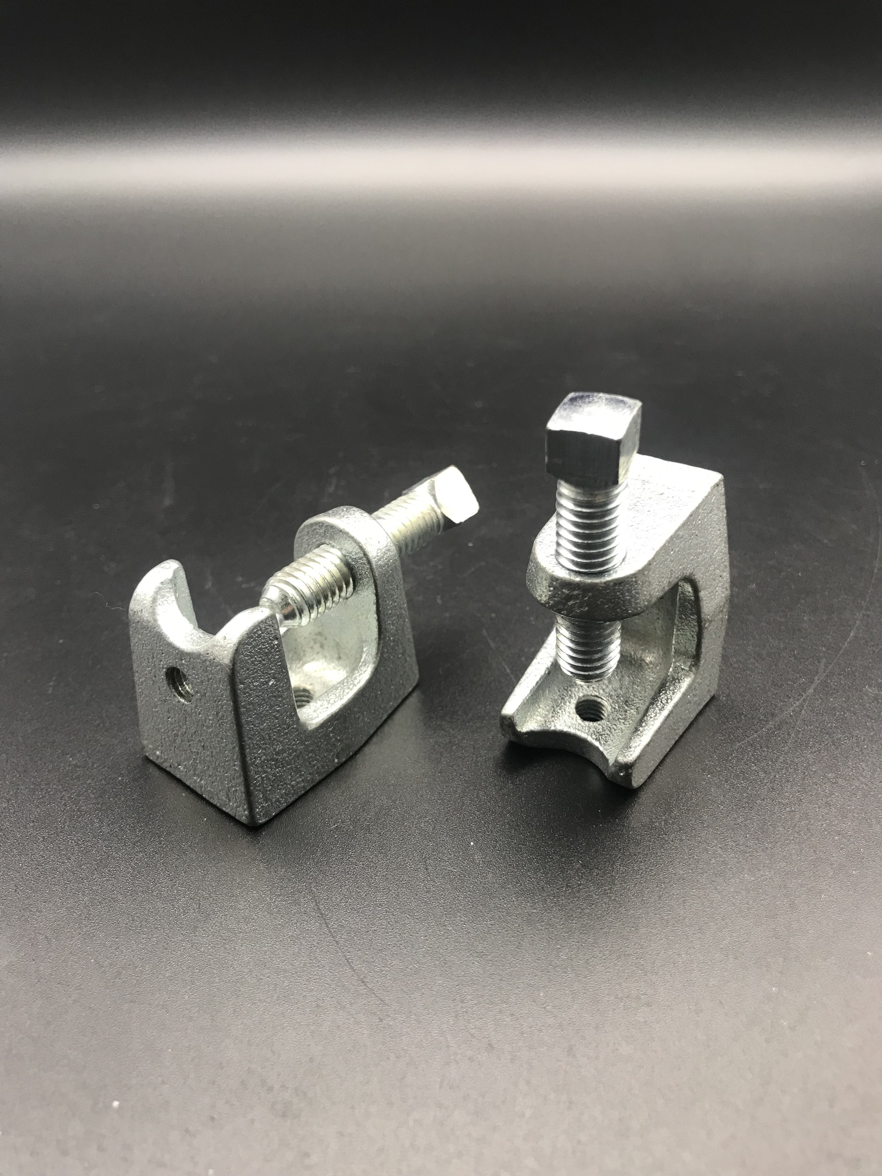 China Electrical Zinc m8 m12 Malleable Iron Beam Clamps on sale