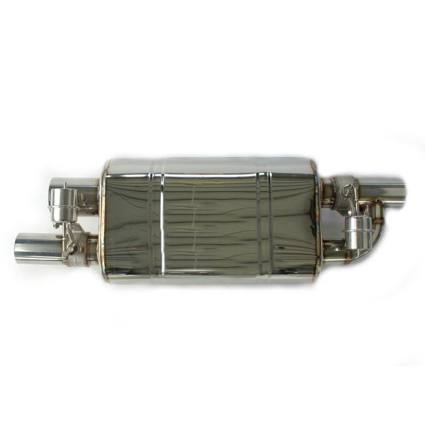 Automotive modification exhaust valve side inlet dual outlet pneumatic vacuum valve drum remote control variable exhaust