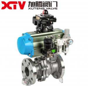 Buy cheap Normal Temperature High Platform Flanged Ball Valve Q41F-16C with Manual Driving Mode product