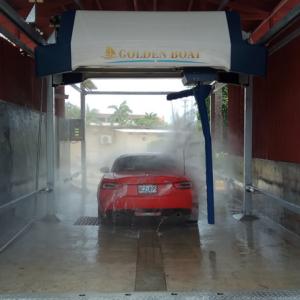 Buy cheap PLC control 8000mm LED Automatic Touchless Car Wash Machine product