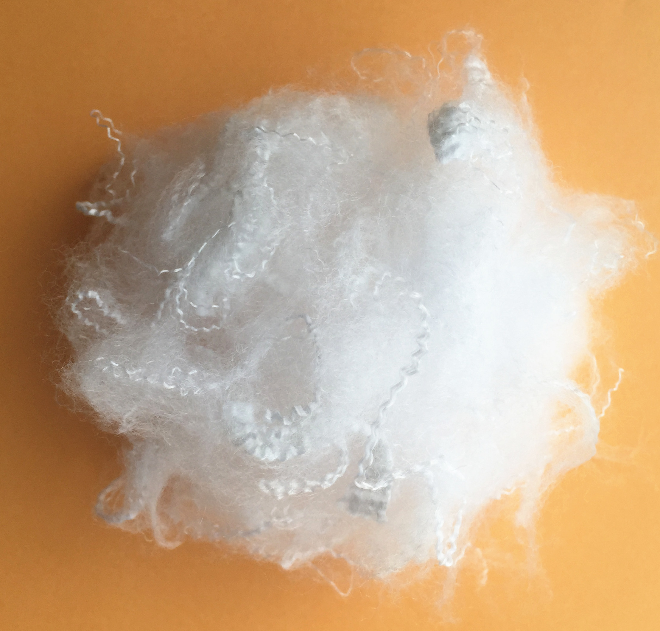 Virgin Grade Hollow Siliconised Fibre , High Tenacity Synthetic Staple Fibres