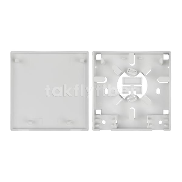 86 Type FTTH Faceplate Box SC APC SC UPC 2 Port Fiber Optic Wall Outlet