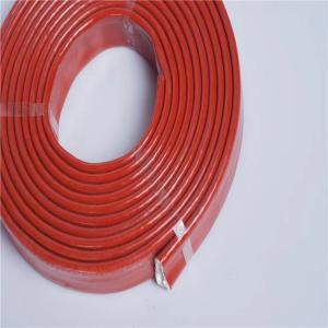 Buy cheap High Temperature Protection Glass Fiber Braided with Silicone Rubber Coated product