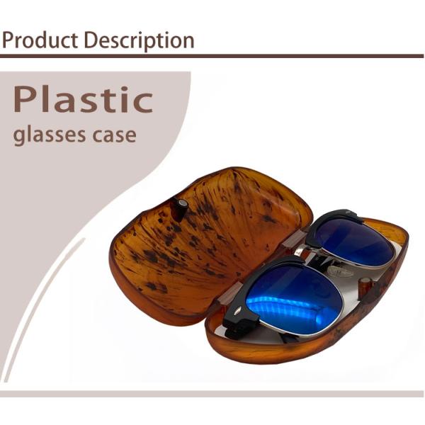 Injected Plastic Magnetic Eyeglass Case Customized Logo