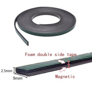 Dustproof Wardrobe Door Seal Strip Self Adhesive Magnetic Material