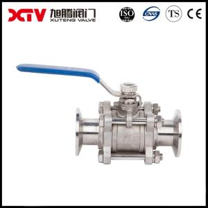 Buy cheap US Xtv Industrial PTFE Lined Clamp Sanitary Stainless Steel Floating Ball Valve Ideal product