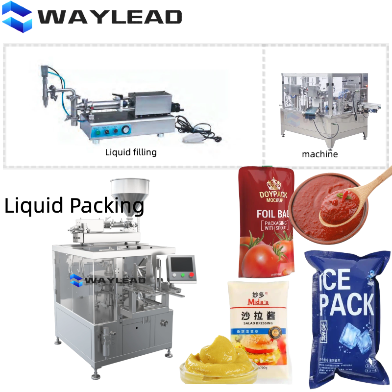 Pouch Packing Machine Multi-Function Packaging for Granules Liquids Powders