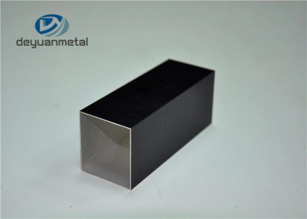 Quality T4 Alloy 6063 6061 extruded aluminum square tube With ISO9001 Certificated for sale