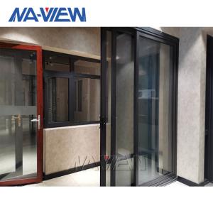 tempered glass Aluminum Single Pane Sliding Windows Soundproof