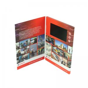 China 4.3 inch video brochure for event invitation,best video maketing tool video plus print on sale